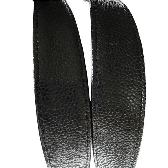 VINTAGE CHANEL Black Caviar Quilted Grand Shopping Tote GST Silver-Tone Hardware - Picture 15 of 16